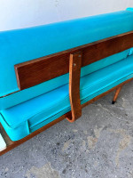 Adrian Pearsall Style Marble Floating Long Gondola Sofa