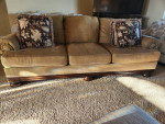 Sofa and double chair with ottman