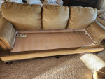 Sofa and double chair with ottman
