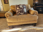 Sofa and double chair with ottman