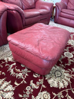 Leather sofa set