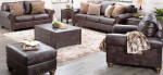 Sofa Loveseat & Chair With Ottoman