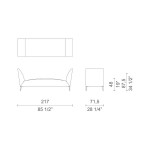 Cappellini Daybed sofa (chaise lounge) by Jasper Morrison