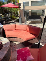 Curved Outdoor Sofa