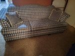 Sofa, love seat and lamp