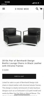 Bernhardt B.1 Sofa + Bernhardt Brellin chair