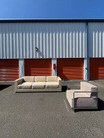Bernhardt B.1 Sofa + Bernhardt Brellin chair