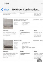 Restoration Hardware sofa