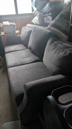 Stanton Furniture 358 Three Cushion Sofa - Grey