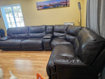 Sectional sofa 5 pcs, 3 recliners