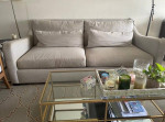 Crate and Barrel Petite Slope Arm Sofa