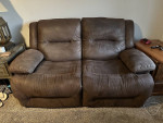 Sofa Loveseat with dual electric recliners