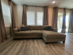Living Spaces Quinton Sofa w/ Left Facing Chaise