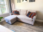 Beautiful Light Gray Sofa