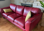 Genuine leather sofa
