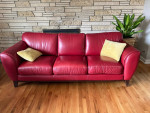 Genuine leather sofa