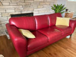 Genuine leather sofa