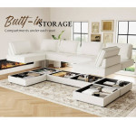 NEW in box sectional 6 seater sofa couch