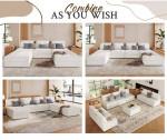 NEW in box sectional 6 seater sofa couch