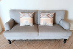 Gray Fabric Sofa
