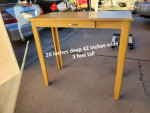 Entryway sofa table