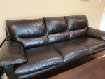 2 sets of leather sofa for sale