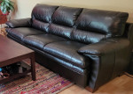 2 sets of leather sofa for sale