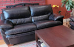 2 sets of leather sofa for sale