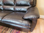 2 sets of leather sofa for sale