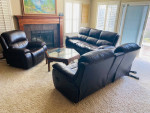 Leather sofa