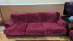 leather sofa nail head design from Ashely