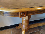 Solid wood sofa table