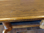 Solid wood sofa table