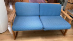 solid hardwood sofa loveseat