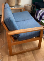 solid hardwood sofa loveseat