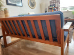 solid hardwood sofa loveseat
