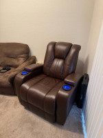 Man-Den Triple Power Reclining Sofa & Chair Set