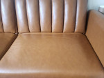 Brittany Faux Leather convertible sofa