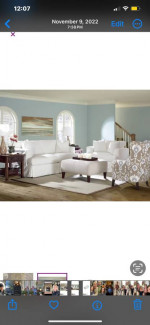 Gorgeous Ivory Sleeper Sofa