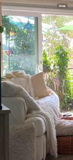 Gorgeous Ivory Sleeper Sofa