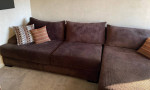 Brown Sectional Sofa / Couch