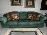 Nubuck Leather Sofa Set and Tables