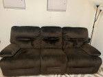 Ashley  recliner Fabric Sofa