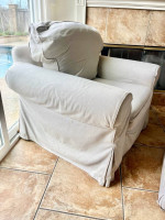 Sand Sofa w/ Chaise + Armchair Set