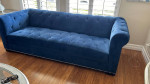 Eight dining room chairs, matching sofa, loveseat, armchairs