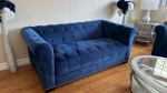 Eight dining room chairs, matching sofa, loveseat, armchairs