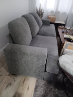 Grey Chenille Sofa