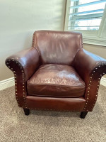 Unique All Leather sofa and chair