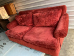 Couch/Sofa- Reddish/Burgundy Cloth