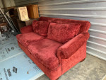Couch/Sofa- Reddish/Burgundy Cloth
